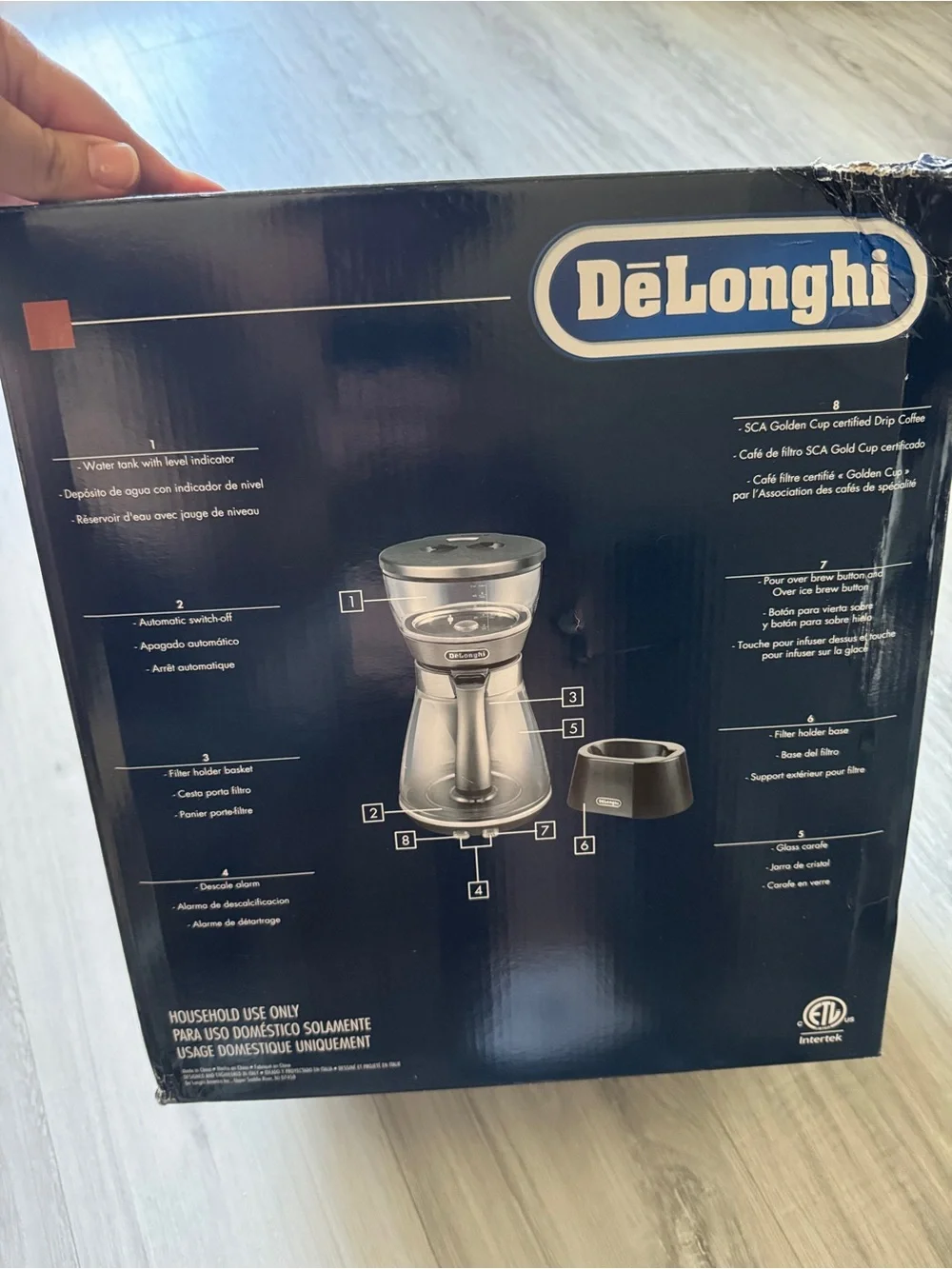 DeLonghi 3-in-1 Specialty Coffee Brewer - Black